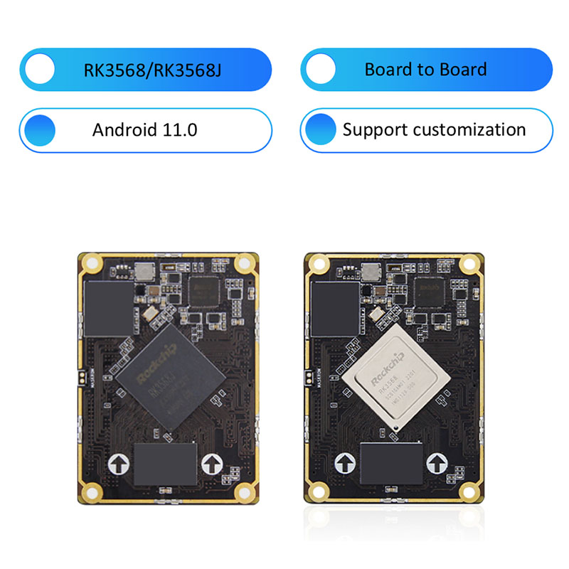 RK3568J RK3568 ກະດານເພື່ອກະດານ Som Core Board
